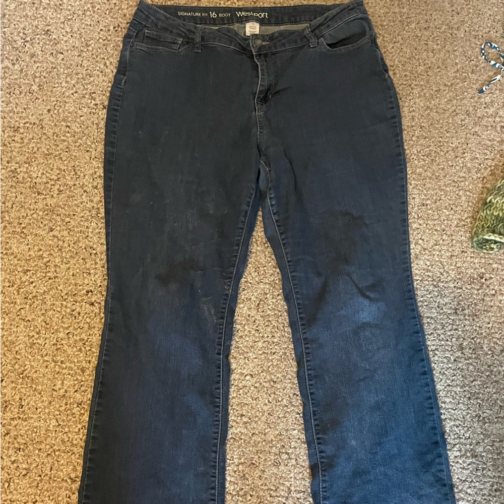 Westport women's 16 boot cut jeans